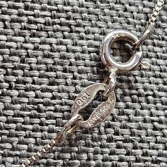 Sterling Silver Colorful Enamel & Rhinestone Sailboat Necklace Charm SS - Picture 5 of 6